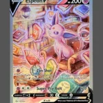Espeon V Regular Pokemon proxy card from Evolving Skies #180