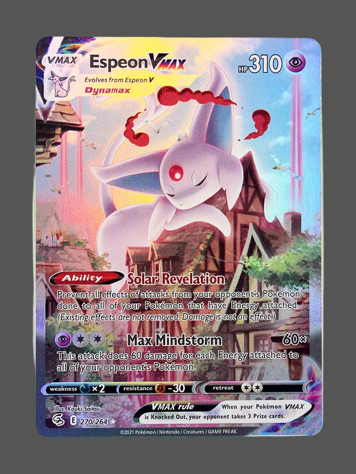 espeon-vmax-270-fst-en.webp Espeon Regular Pokemon proxy card from Fusion Strike #270
