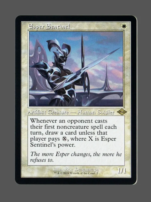 Esper Sentinel Holo MTG proxy card from Modern Horizons 2 Timeshifts #2