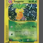 Exeggutor Foil Pokemon proxy card from Aquapolis #H10