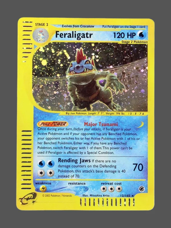 Feraligatr Foil Pokemon proxy card from Expedition #12