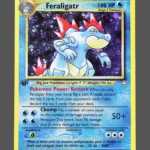 Feraligatr Regular Pokemon proxy card from Neo Genesis #4