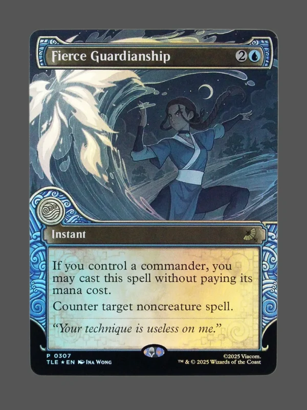 Fierce Guardianship Foil MTG proxy card from Avatar: The Last Airbender Eternal #307