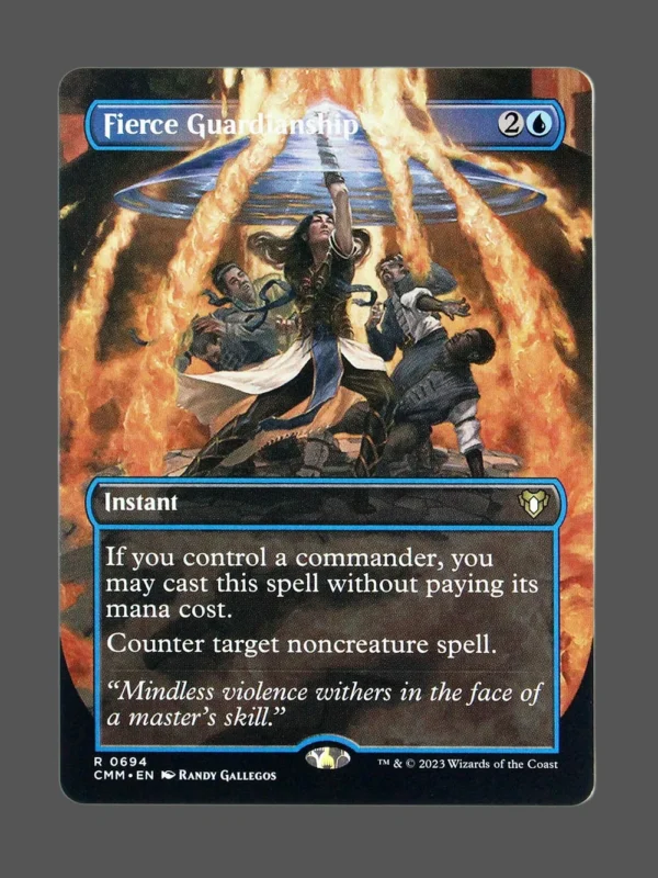 Fierce Guardianship Holo MTG proxy card from Commander Masters #694