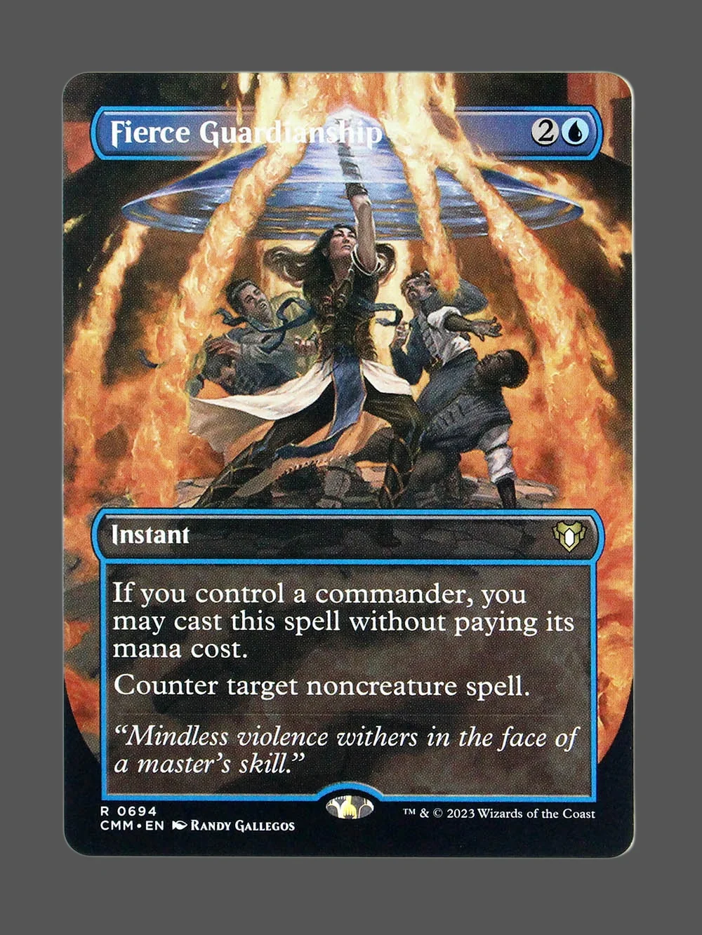 fierce-guardianship-694-holo.webp Fierce Guardianship Holo MTG proxy card from Commander Masters #694