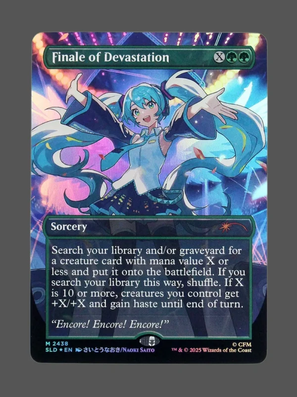 Finale of Devastation Foil MTG proxy card from Secret Lair Drop #2438