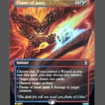 Flame of Anor Surge Foil MTG proxy card from The Hobbit Eternal #71