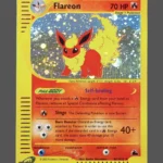 Flareon Foil Pokemon proxy card from Skyridge #H7