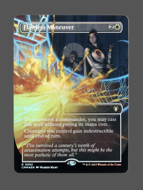 Flawless Maneuver Foil MTG proxy card from Commander Masters #692