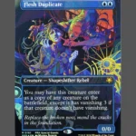 Flesh Duplicate Foil MTG proxy card from Special Guests #161