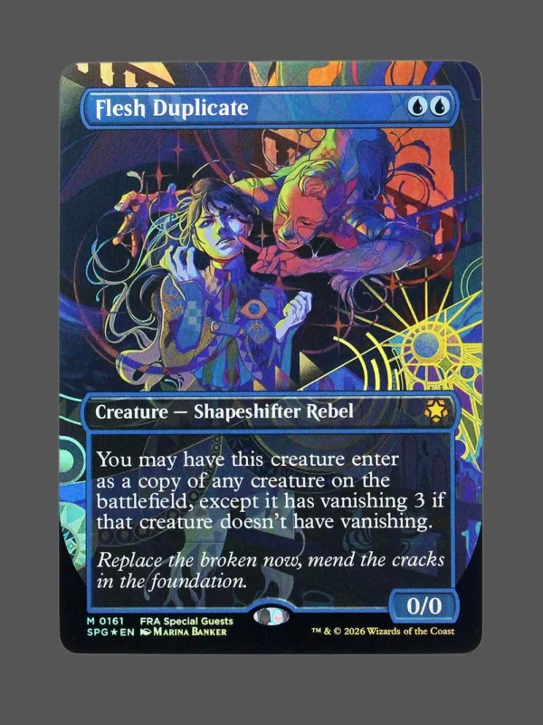 Flesh Duplicate Foil MTG proxy card from Special Guests #161