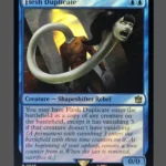 Flesh Duplicate Surge Foil MTG proxy card from Doctor Who #649
