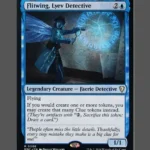 Flitwing, Lyev Detective Holo MTG proxy card from Mystery Booster Commander Edition #8