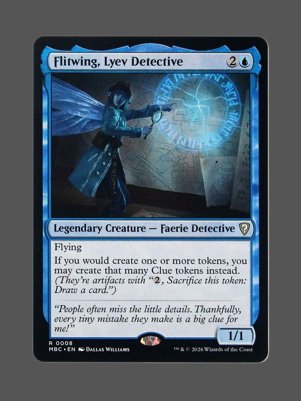 flitwing-lyev-detective-008-holo.webp Flitwing, Lyev Detective Holo MTG proxy card from Mystery Booster Commander Edition #8