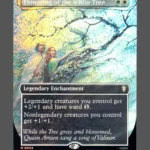Flowering of the White Tree Surge Foil MTG proxy card from The Hobbit Eternal #54