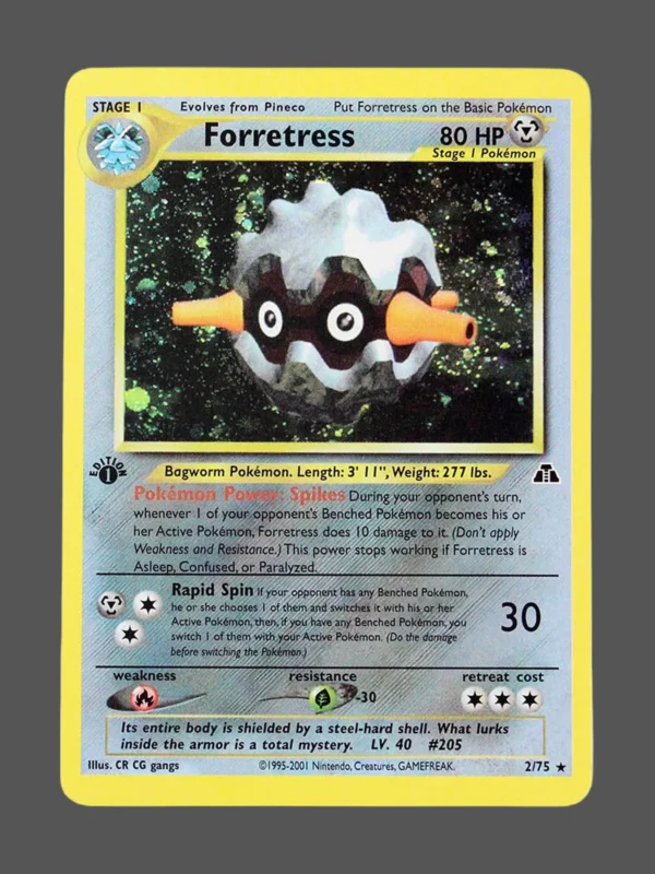 Forretress Regular Pokemon proxy card from Neo Discovery #2