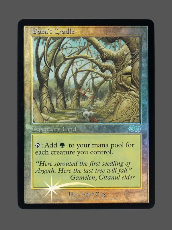 Gaea's Cradle Foil MTG proxy card from Judge Gift Cards 1998