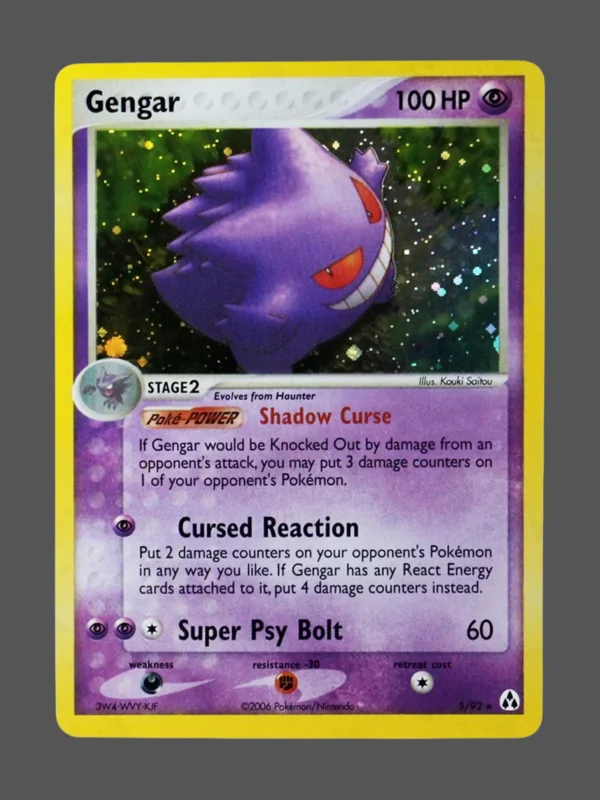 Gengar Galaxy Foil Pokemon proxy card from Legend Maker #5