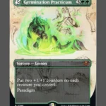 Germination Practicum Holo MTG proxy card from Secrets of Strixhaven #296