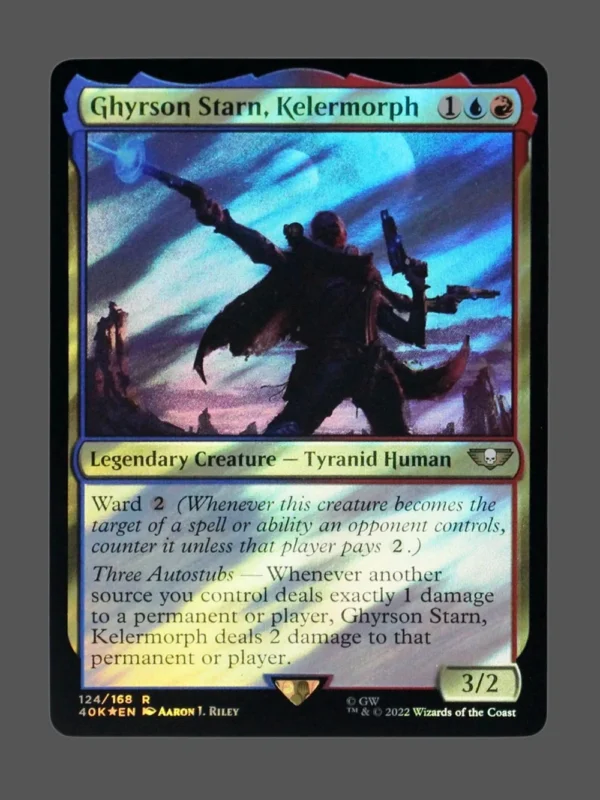 Ghyrson Starn, Kelermorph Surge Foil MTG proxy card from Warhammer 40, 000 Commander #124★