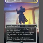 Gideon's Memorial Foil MTG proxy card from Reality Fracture #292