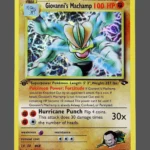 Giovanni’s Machamp Regular Pokemon proxy card from Gym Challenge #6