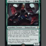 Glava, Five-Advents Mage Foil MTG proxy card from Mystery Booster Commander Edition #29