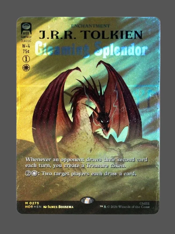 Gleaming Splendor Surge Foil MTG proxy card from The Hobbit #275