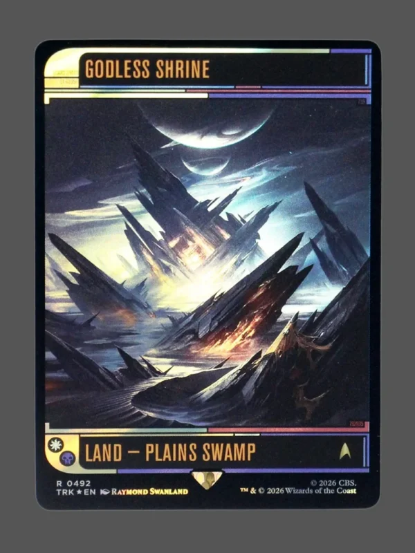 Godless Shrine Surge Foil MTG proxy card from Star Trek #492