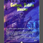 Gollum, Riddle Master Surge Foil MTG proxy card from The Hobbit #277