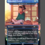 Grandma's Scroll Foil MTG proxy card from Secret Lair Drop #2824