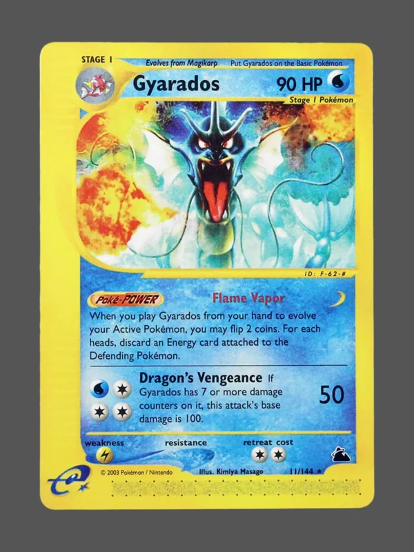 Gyarados Regular Pokemon proxy card from Skyridge #11