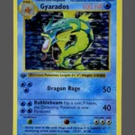 Gyarados Regular Pokemon proxy card from Base Set #6