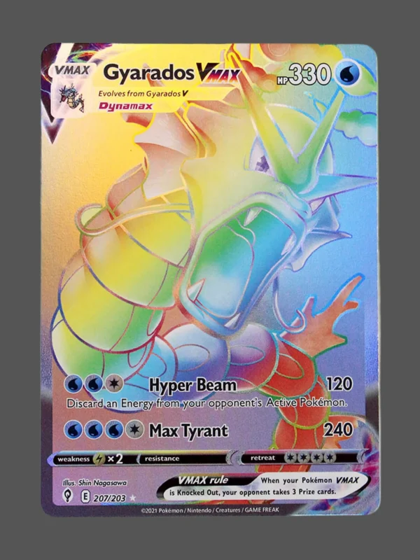 Gyarados Regular Pokemon proxy card from Evolving Skies #207