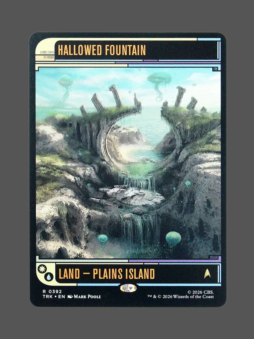 hallowed-fountain-392-holo.webp Hallowed Fountain Holo MTG proxy card from Star Trek #392