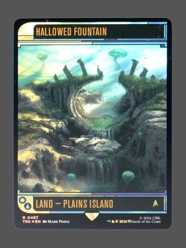 Hallowed Fountain Surge Foil MTG proxy card from Star Trek #487