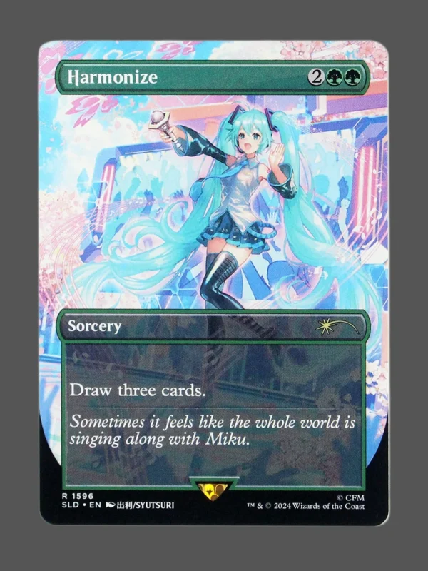 Harmonize Holo MTG proxy card from Secret Lair Drop #1596