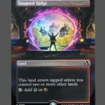 Haunted Ridge Foil MTG proxy card from Reality Fracture #398