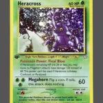 Heracross Regular Pokemon proxy card from Neo Genesis #6