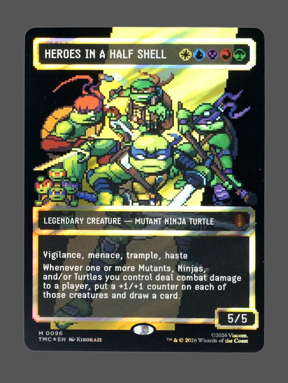 heroes-in-a-half-shell-096-surgefoil.webp Heroes in a Half Shell Surge Foil MTG proxy card from Teenage Mutant Ninja Turtles Eternal #96
