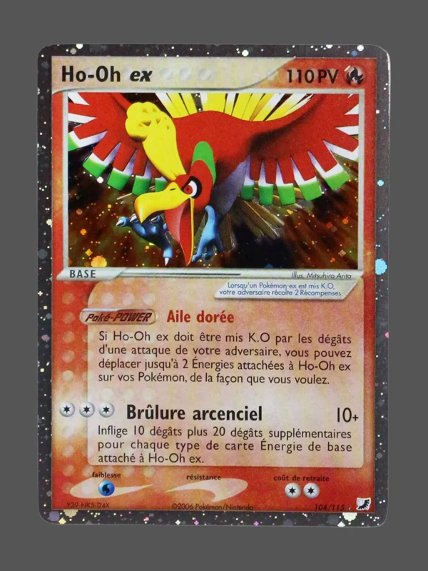Ho-Oh ex Galaxy Foil Pokemon proxy card from Foil Galaxy FR #104