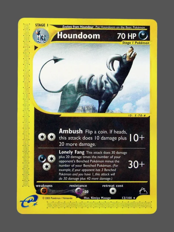 Houndoom Regular Pokemon proxy card from Skyridge #12
