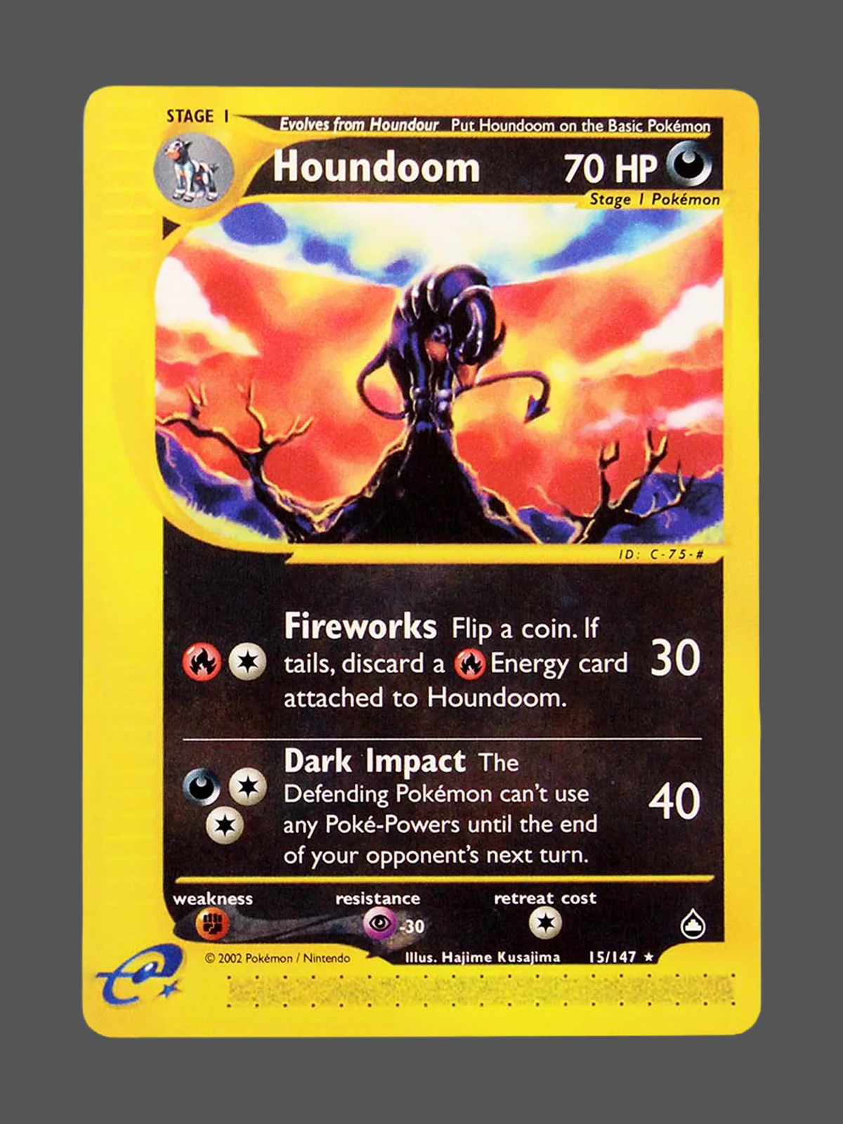 houndoom-15-aq-en.webp Houndoom Regular Pokemon proxy card from Aquapolis #15