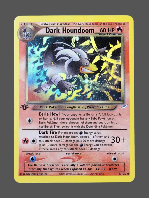 Houndoom Regular Pokemon proxy card from Neo Revelation #8