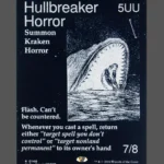 Hullbreaker Horror Holo MTG proxy card from The Zeta Set #140