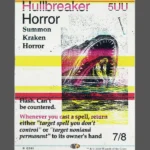 Hullbreaker Horror Holo MTG proxy card from The Zeta Set #261
