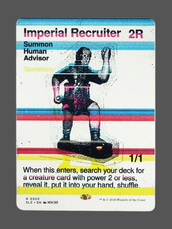 Imperial Recruiter Holo MTG proxy card from The Zeta Set #303