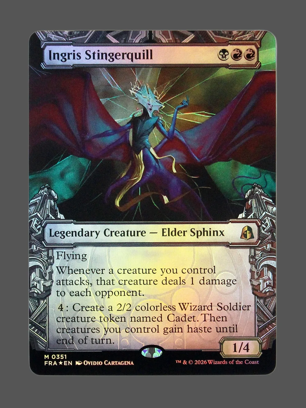 ingris-stingerquill-351-foil.webp Ingris Stingerquill Foil MTG proxy card from Reality Fracture #351