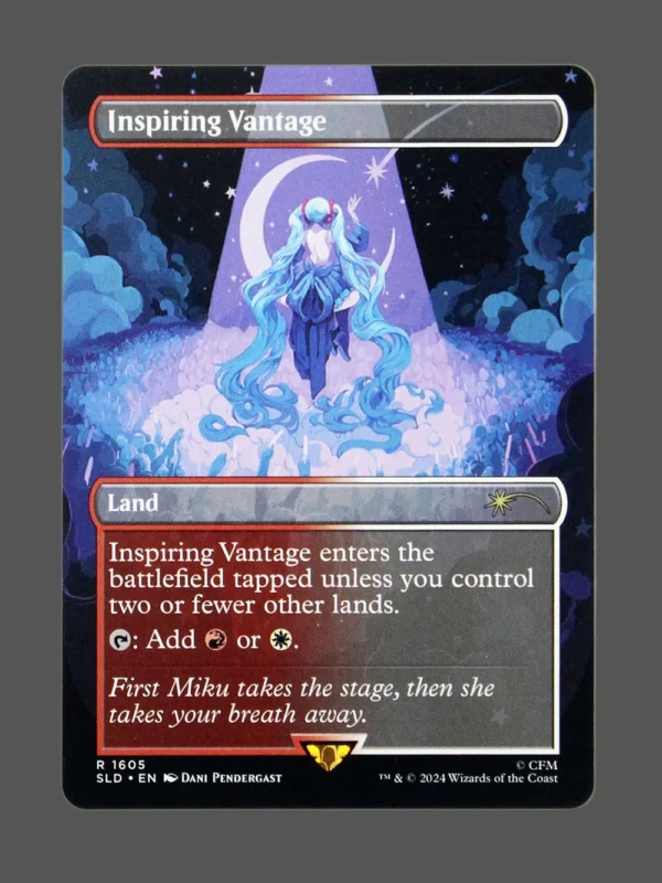 Inspiring Vantage Holo MTG proxy card from Secret Lair Drop #1605