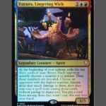 Itazura, Lingering Wick Foil MTG proxy card from Mystery Booster Commander Edition #41